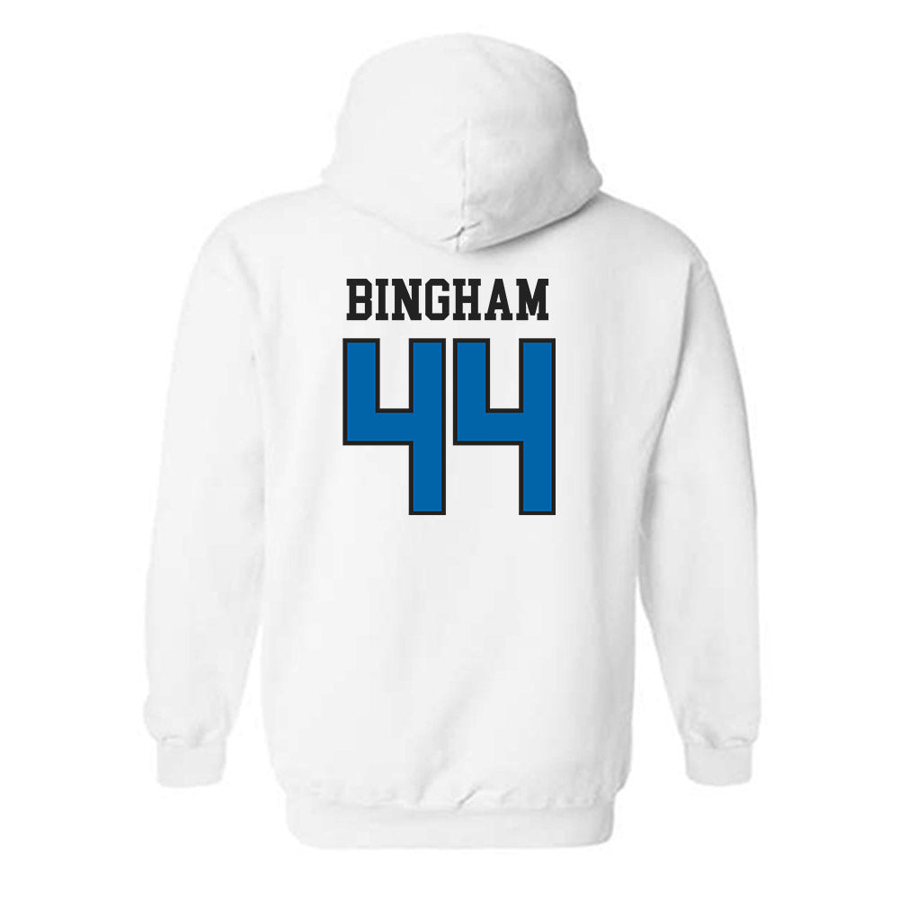 MTSU - NCAA Baseball : Logan Bingham - Classic Shersey Hooded Sweatshirt