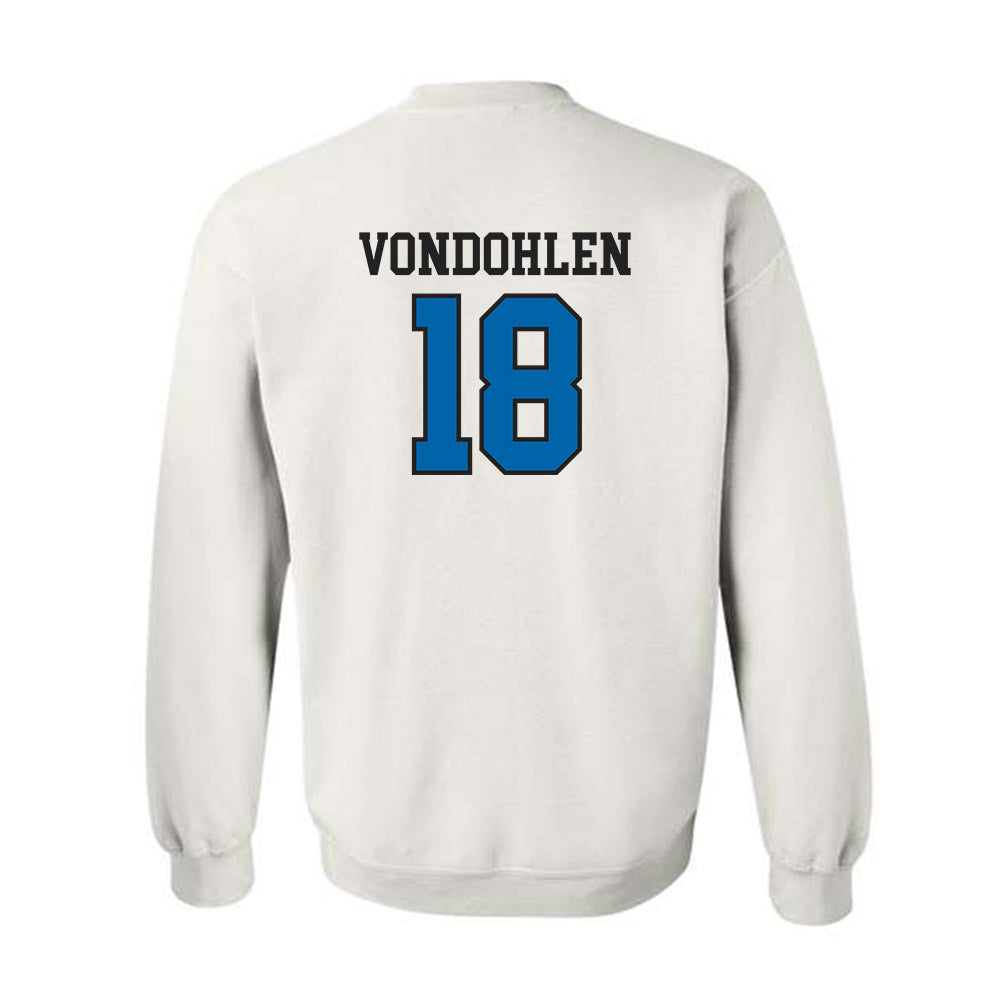 MTSU - NCAA Baseball : Brett Vondohlen - Classic Shersey Crewneck Sweatshirt-1