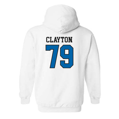 MTSU - NCAA Football : Zach Clayton - Classic Shersey Hooded Sweatshirt