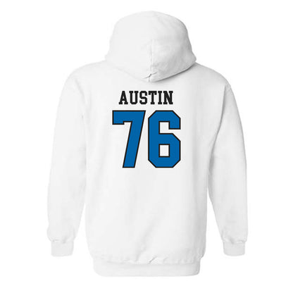 MTSU - NCAA Football : Garrett Austin - Classic Shersey Hooded Sweatshirt-1