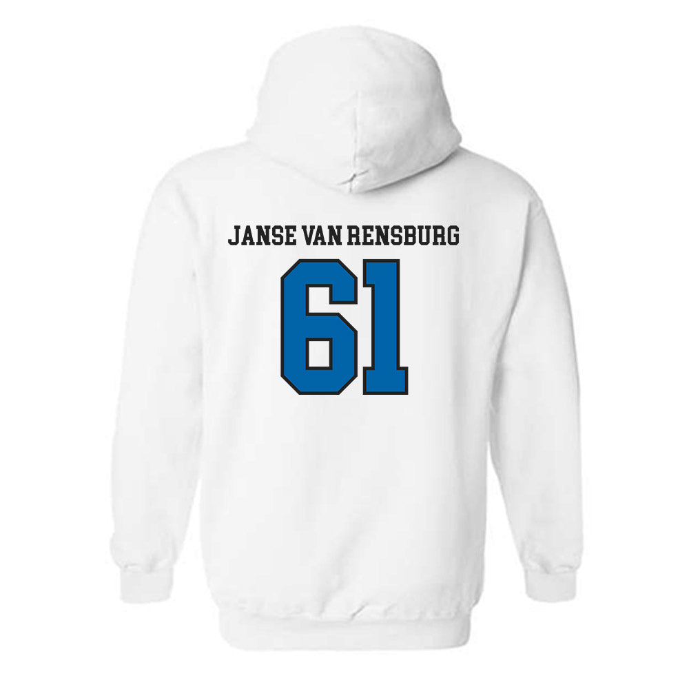 MTSU - NCAA Football : Otto Janse Van Rensburg - Classic Shersey Hooded Sweatshirt-1