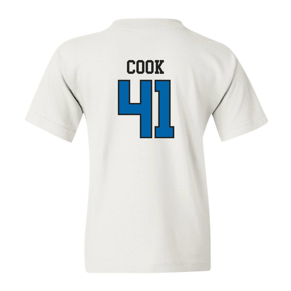 MTSU - NCAA Baseball : Calvin Cook - Classic Shersey Youth T-Shirt