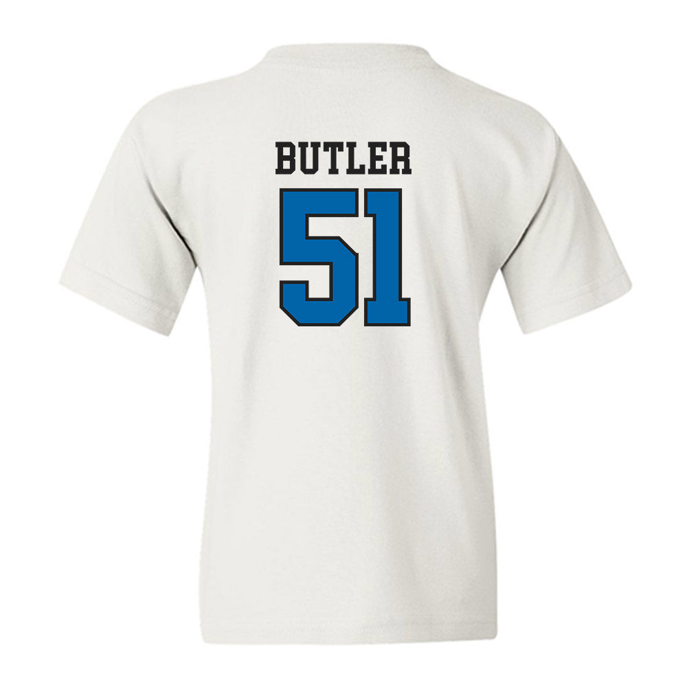 MTSU - NCAA Football : Quentin Butler - Classic Shersey Youth T-Shirt-1