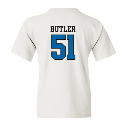 MTSU - NCAA Football : Quentin Butler - Classic Shersey Youth T-Shirt-1