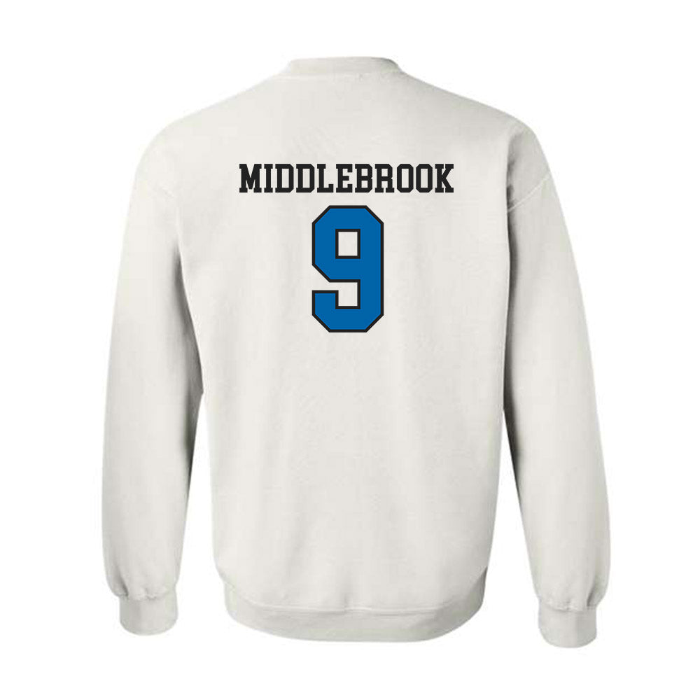 MTSU - NCAA Football : Jekail Middlebrook - Classic Shersey Crewneck Sweatshirt-1