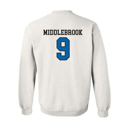 MTSU - NCAA Football : Jekail Middlebrook - Classic Shersey Crewneck Sweatshirt-1
