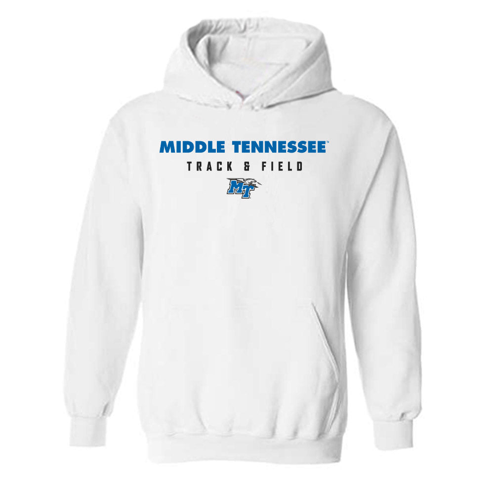 MTSU - NCAA Men's Track & Field : Jacolby Bell - Classic Shersey Hooded Sweatshirt