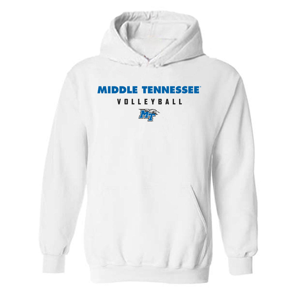 MTSU - NCAA Women's Volleyball : Logan Carr - Classic Shersey Hooded Sweatshirt-0
