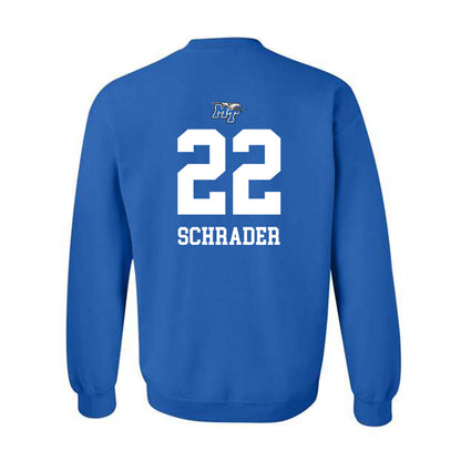 MTSU - NCAA Women's Volleyball : Aowyn Schrader - Replica Shersey Crewneck Sweatshirt-1