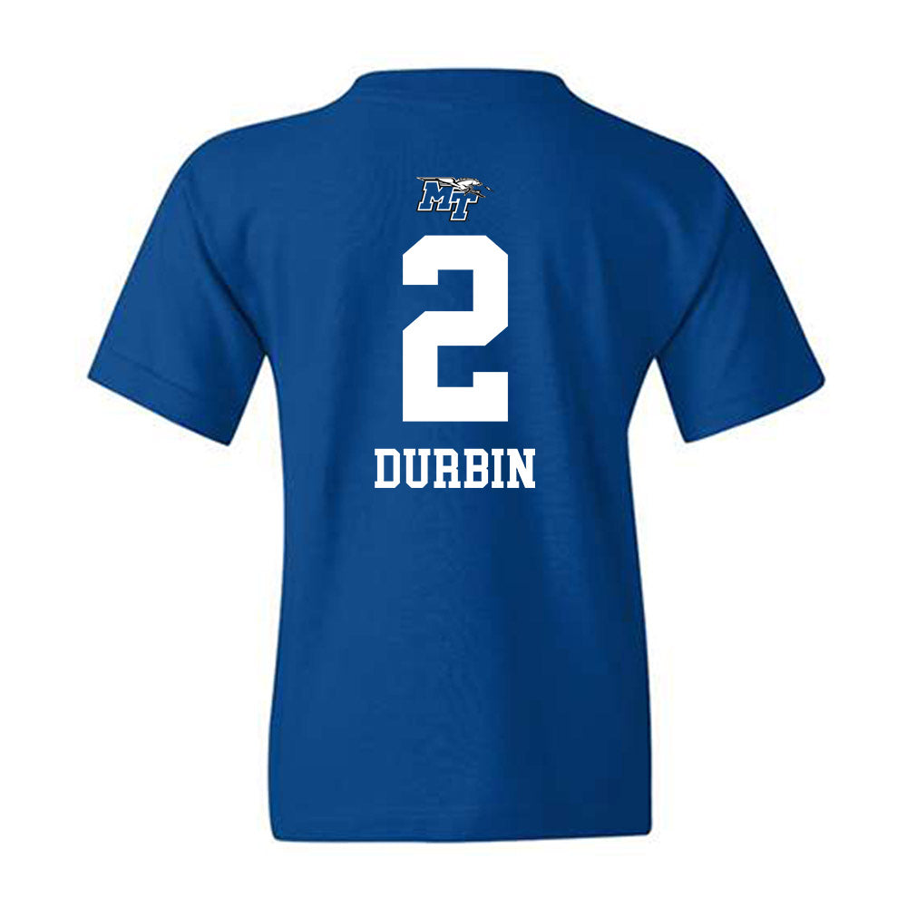MTSU - NCAA Women's Volleyball : Raegan Durbin - Replica Shersey Youth T-Shirt-1