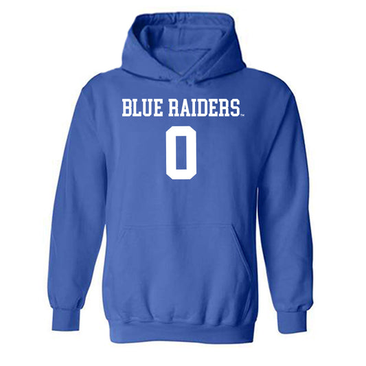 MTSU - NCAA Women's Volleyball : Andi Spies - Replica Shersey Hooded Sweatshirt