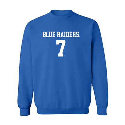 MTSU - NCAA Women's Volleyball : Alivia Bronner - Replica Shersey Crewneck Sweatshirt