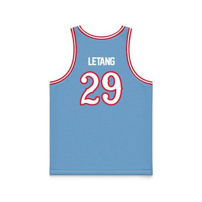 Dayton - NCAA Men's Basketball : Amael LEtang - Blue Basketball Jersey-1