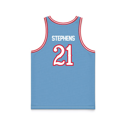 Dayton - NCAA Women's Basketball : Nicole Stephens - Blue Basketball Jersey-1