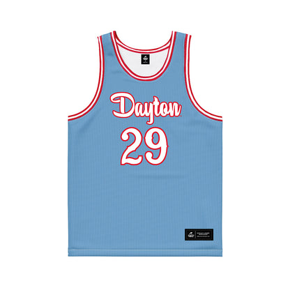 Dayton - NCAA Men's Basketball : Amael LEtang - Blue Basketball Jersey-0