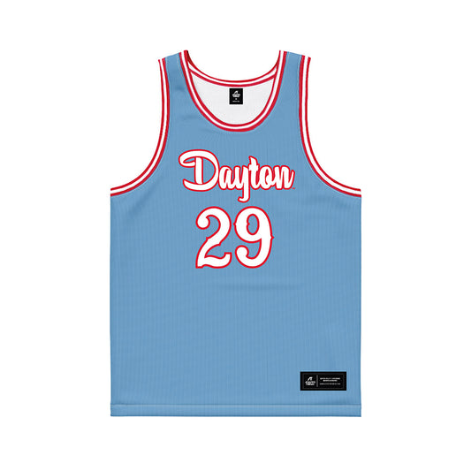 Dayton - NCAA Men's Basketball : Amael L'Etang - Blue Basketball Jersey-0