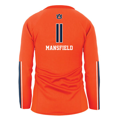 Auburn - NCAA Women's Volleyball : Kate Mansfield - Orange Volleyball Jersey-1