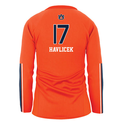 Auburn - NCAA Women's Volleyball : Grace Havlicek - Orange Volleyball Jersey-1