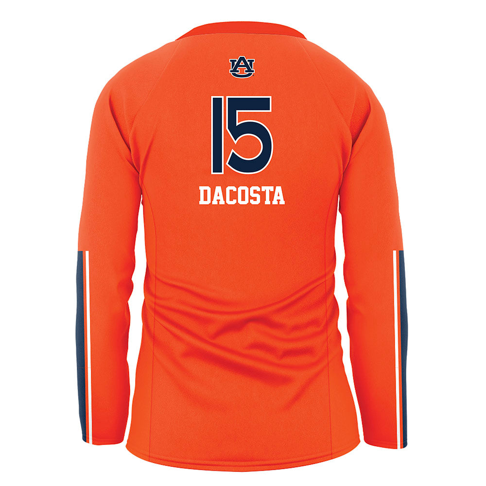 Auburn - NCAA Women's Volleyball : Alexis Dacosta - Orange Volleyball Jersey-1