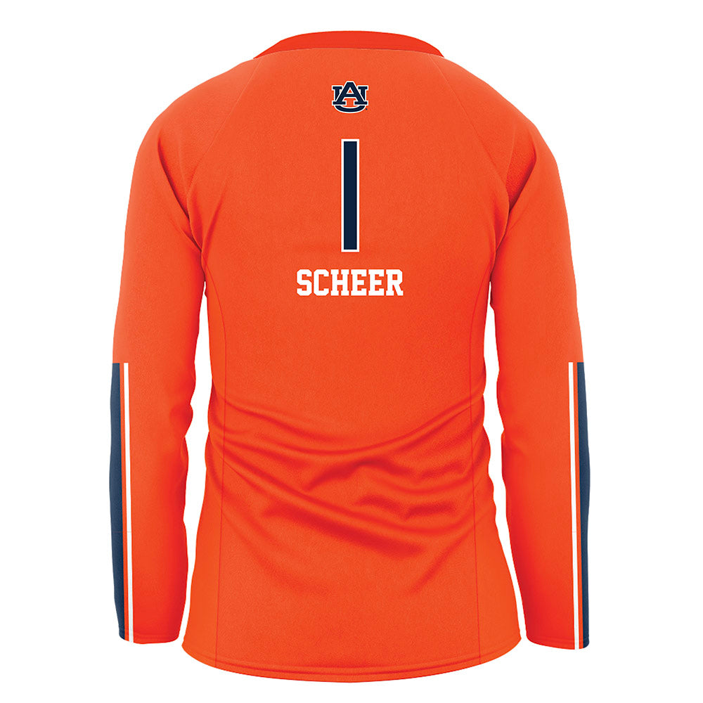 Auburn - NCAA Women's Volleyball : Madison Scheer - Orange Volleyball Jersey