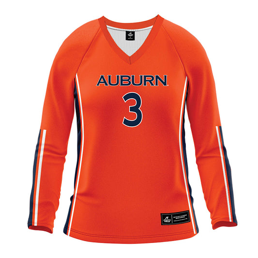 Auburn - NCAA Women's Volleyball : Akasha Anderson - Orange Volleyball Jersey