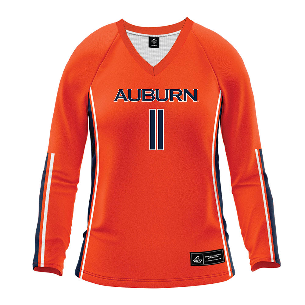 Auburn - NCAA Women's Volleyball : Kate Mansfield - Orange Volleyball Jersey-0