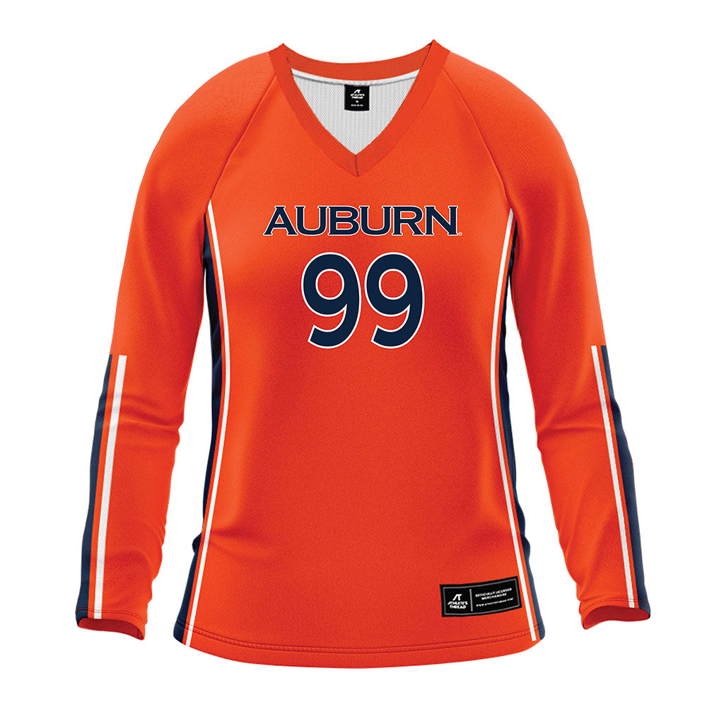 Auburn - NCAA Women's Volleyball : Greer Chambless - Orange Volleyball Jersey-0