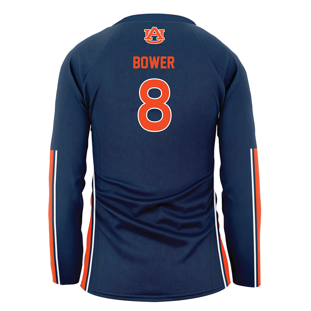 Auburn - NCAA Women's Volleyball : Eden Bower - Navy Volleyball Jersey-1