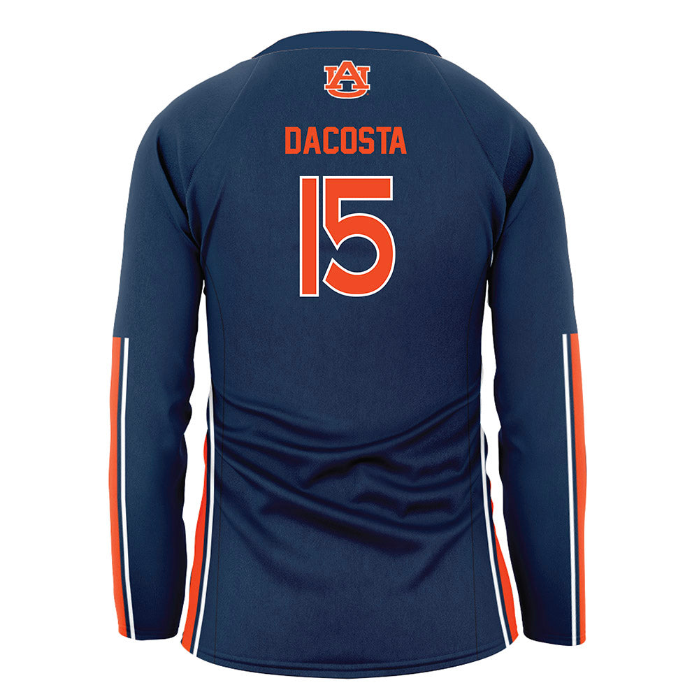 Auburn - NCAA Women's Volleyball : Alexis Dacosta - Navy Volleyball Jersey-1
