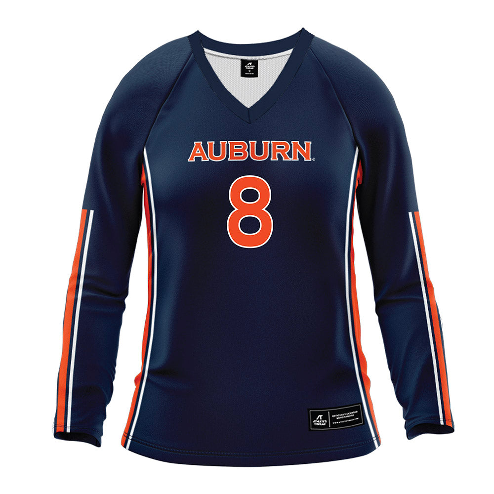 Auburn - NCAA Women's Volleyball : Eden Bower - Navy Volleyball Jersey-0