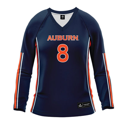 Auburn - NCAA Women's Volleyball : Eden Bower - Navy Volleyball Jersey-0