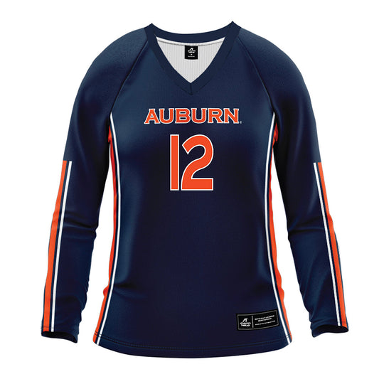 Auburn - NCAA Women's Volleyball : Bel Zimmerman - Navy Volleyball Jersey