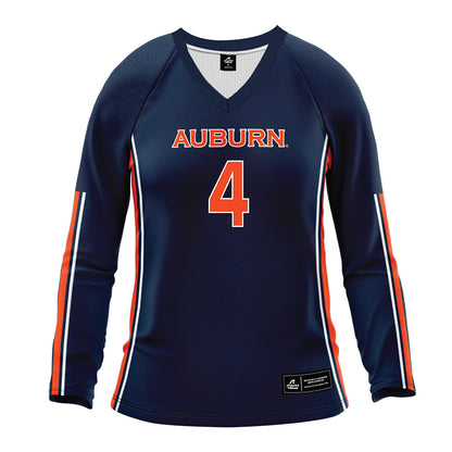 Auburn - NCAA Women's Volleyball : baileigh carlsen - Navy Volleyball Jersey-0