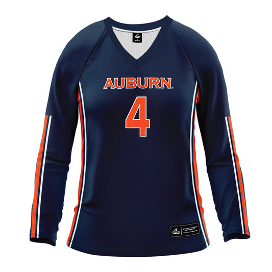 Auburn - NCAA Women's Volleyball : baileigh carlsen - Navy Volleyball Jersey-0