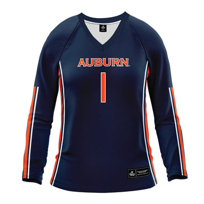 Auburn - NCAA Women's Volleyball : Madison Scheer - Navy Volleyball Jersey