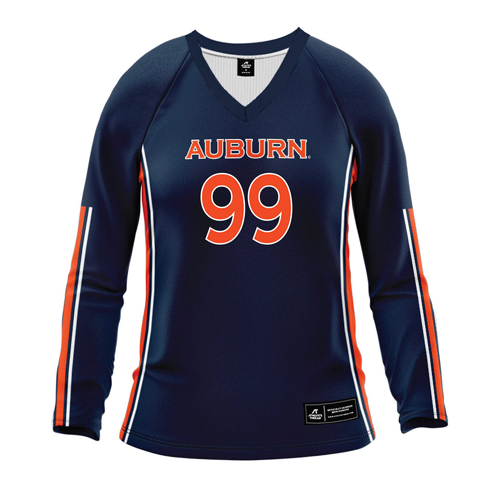 Auburn - NCAA Women's Volleyball : Greer Chambless - Navy Volleyball Jersey-0
