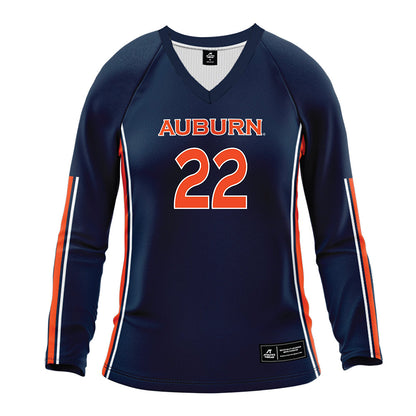 Auburn - NCAA Women's Volleyball : Sydney Handel - Navy Volleyball Jersey