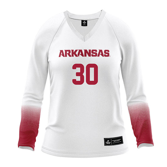 Arkansas - NCAA Women's Volleyball : Romani Thurman - White Volleyball Jersey