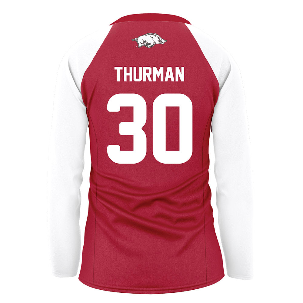 Arkansas - NCAA Women's Volleyball : Romani Thurman - Red Volleyball Jersey