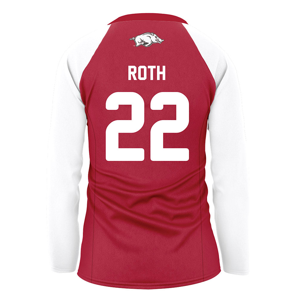 Arkansas - NCAA Women's Volleyball : Ava Roth - Red Volleyball Jersey