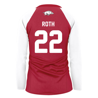 Arkansas - NCAA Women's Volleyball : Ava Roth - Red Volleyball Jersey