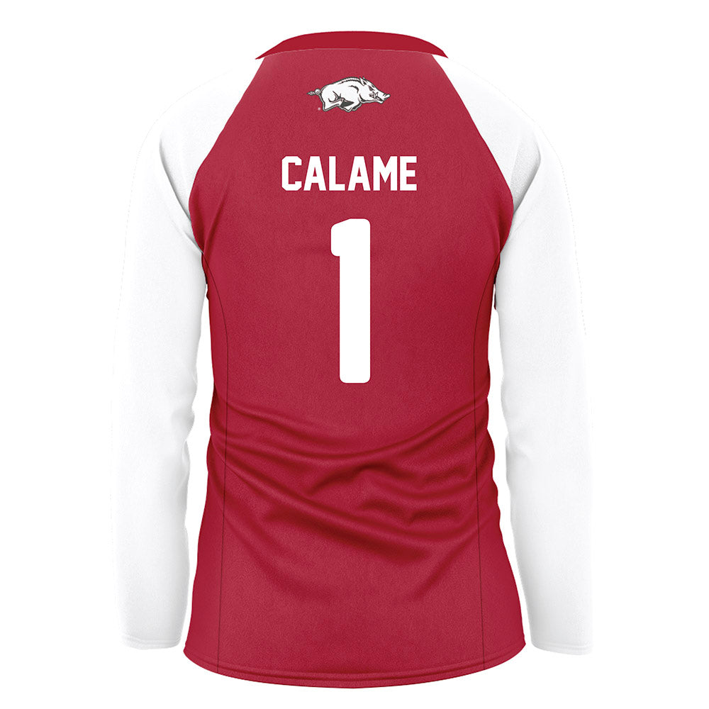 Arkansas - NCAA Women's Volleyball : Avery Calame - Red Volleyball Jersey