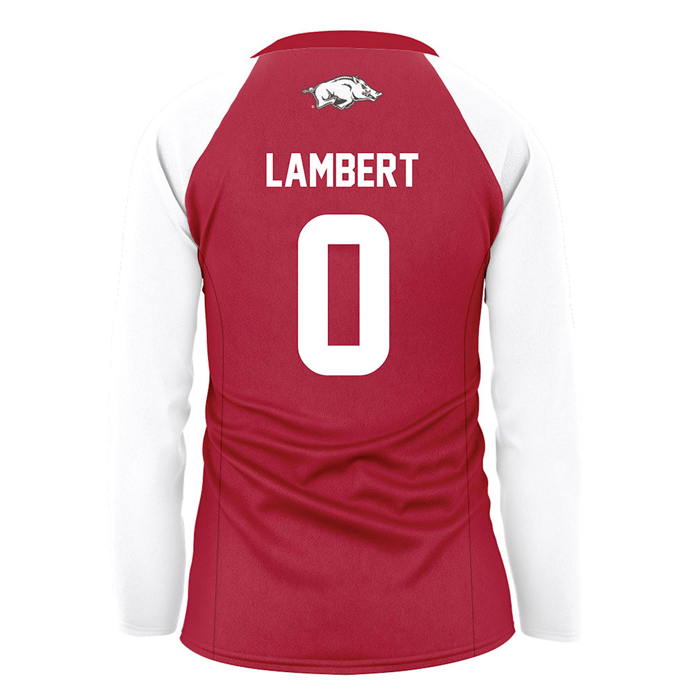 Arkansas - NCAA Women's Volleyball : Lolo Lambert - Red Volleyball Jersey-1
