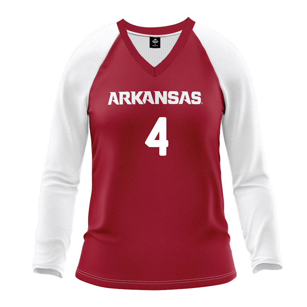 Arkansas - NCAA Women's Volleyball : Lily Dudley - Red Volleyball Jersey