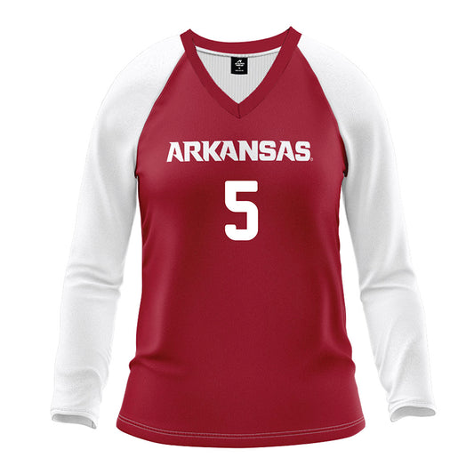 Arkansas - NCAA Women's Volleyball : Kylie Weeks - Red Volleyball Jersey