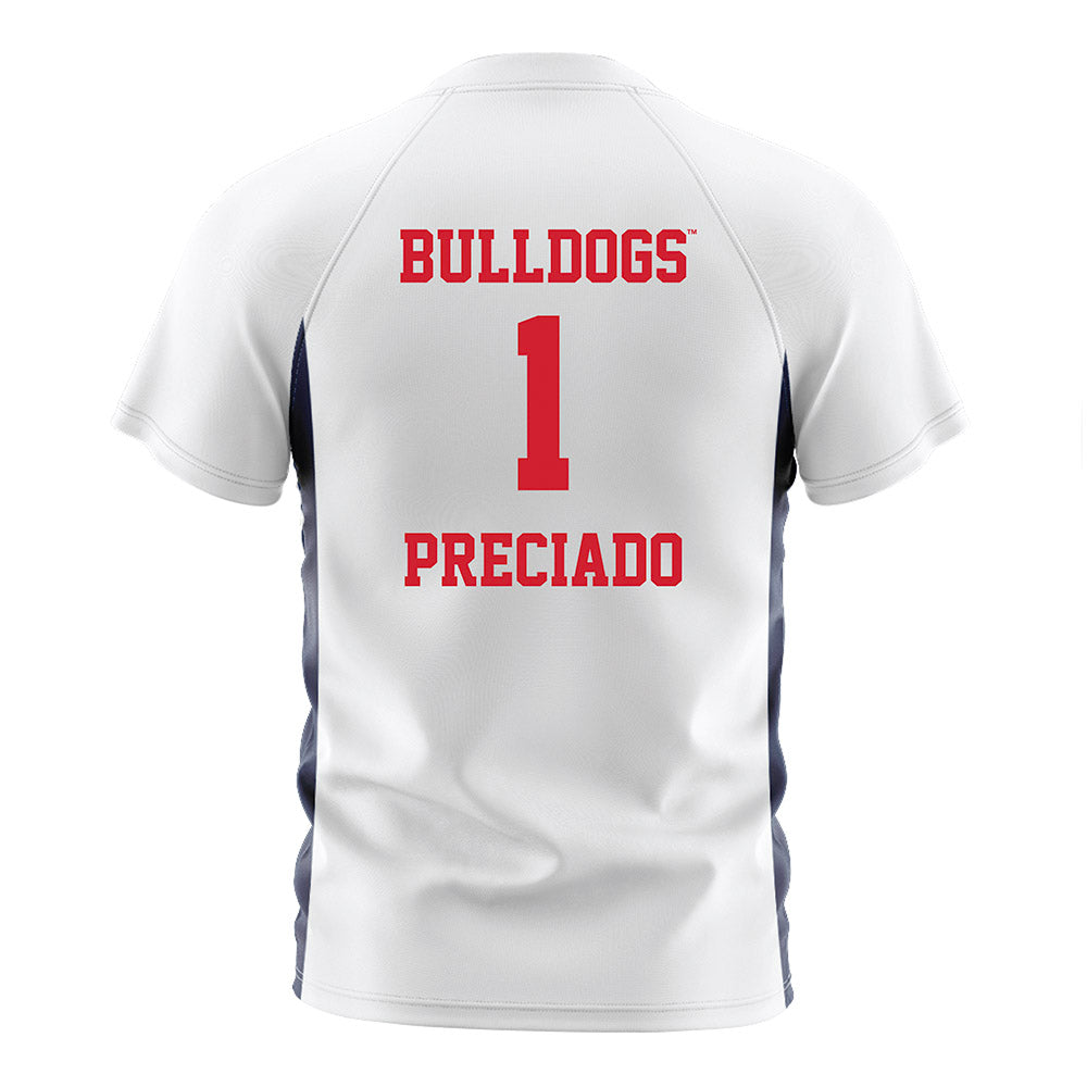 Gonzaga - NCAA Men's Soccer : Chema Preciado - White Soccer Jersey-1