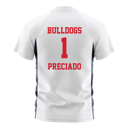 Gonzaga - NCAA Men's Soccer : Chema Preciado - White Soccer Jersey-1