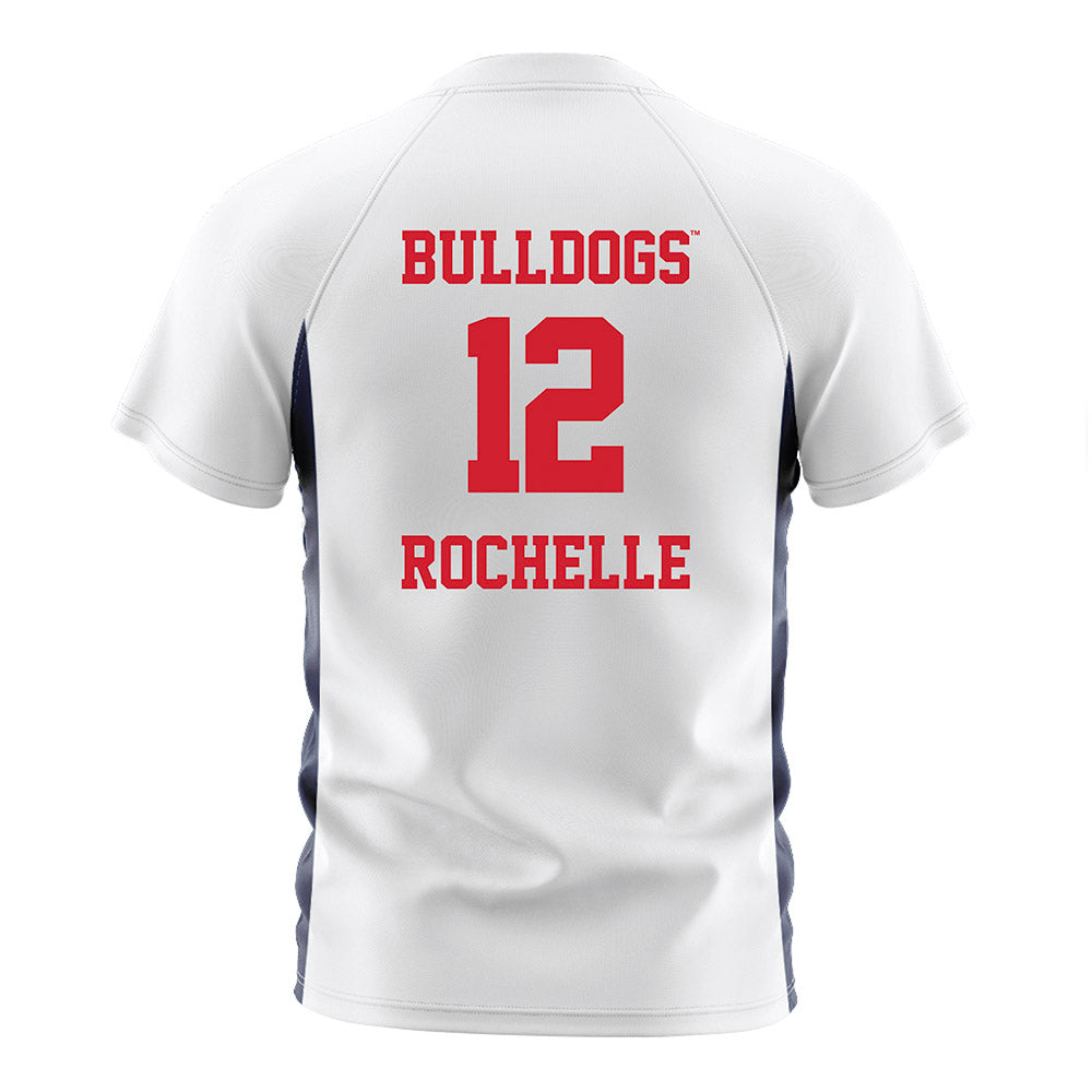 Gonzaga - NCAA Men's Soccer : Talan Rochelle - White Soccer Jersey