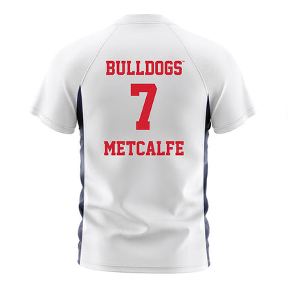Gonzaga - NCAA Women's Soccer : Brooke Metcalfe - White Soccer Jersey-1