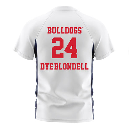 Gonzaga - NCAA Women's Soccer : Addison Dye-Blondell - White Soccer Jersey-1
